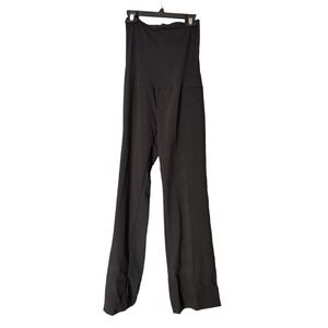 Maternity Womens PXS Motherhood Black Knit Pregnancy Dress Pant Adult Petite New
